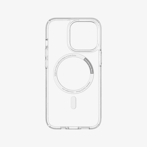 ACS03210 - iPhone 13 Pro Max Case Ultra Hybrid Mag Safe Compatible in white showing the back